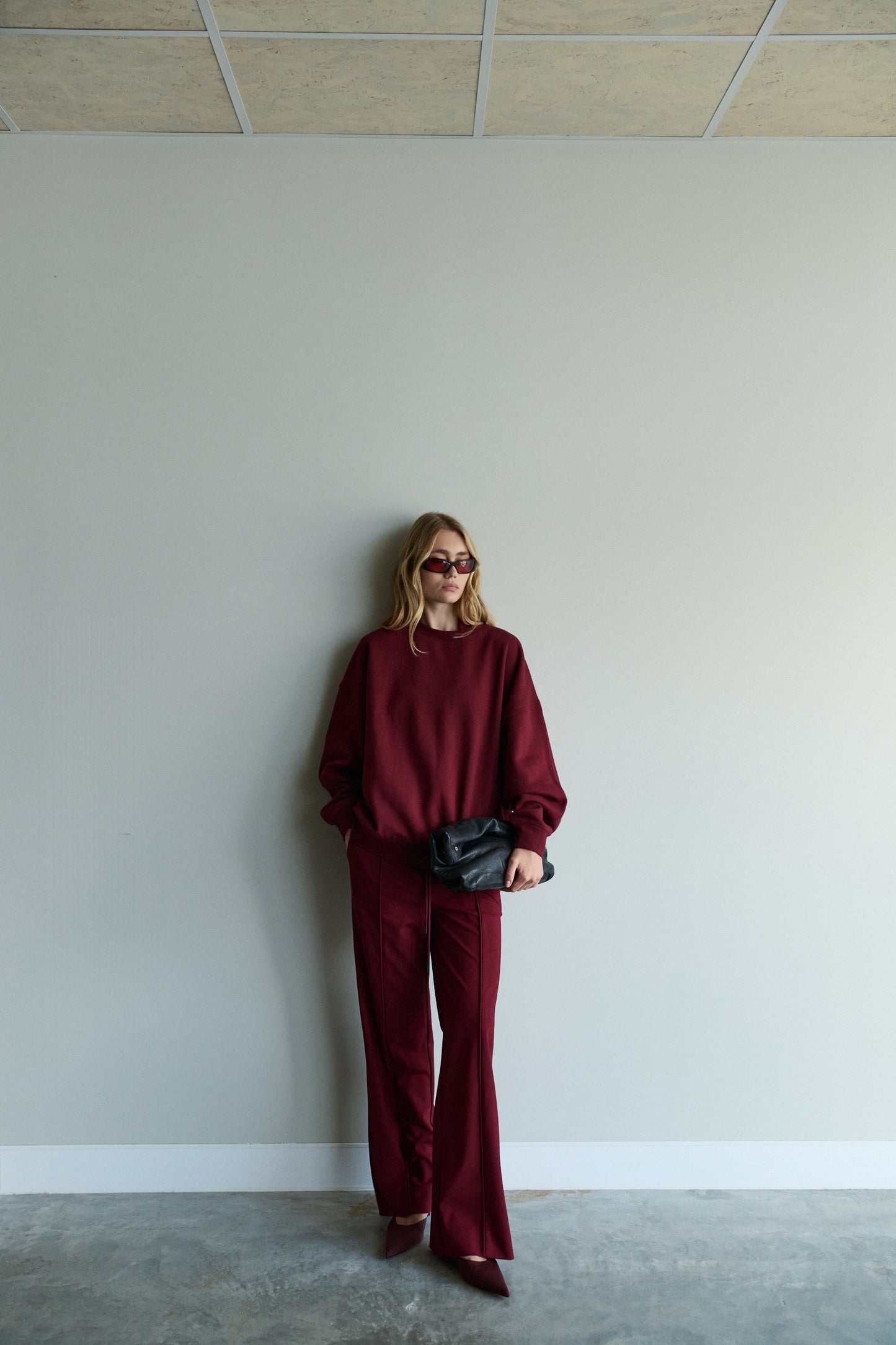 Brighton Sweater - Merlot