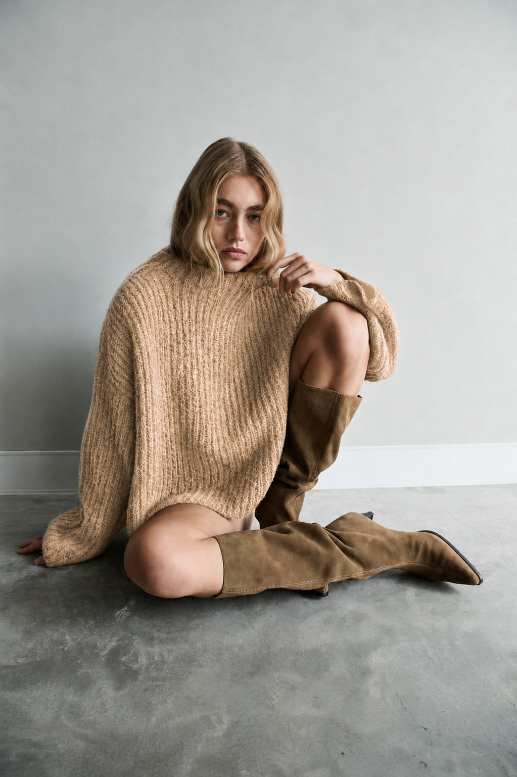 London Knit - Oat Marle