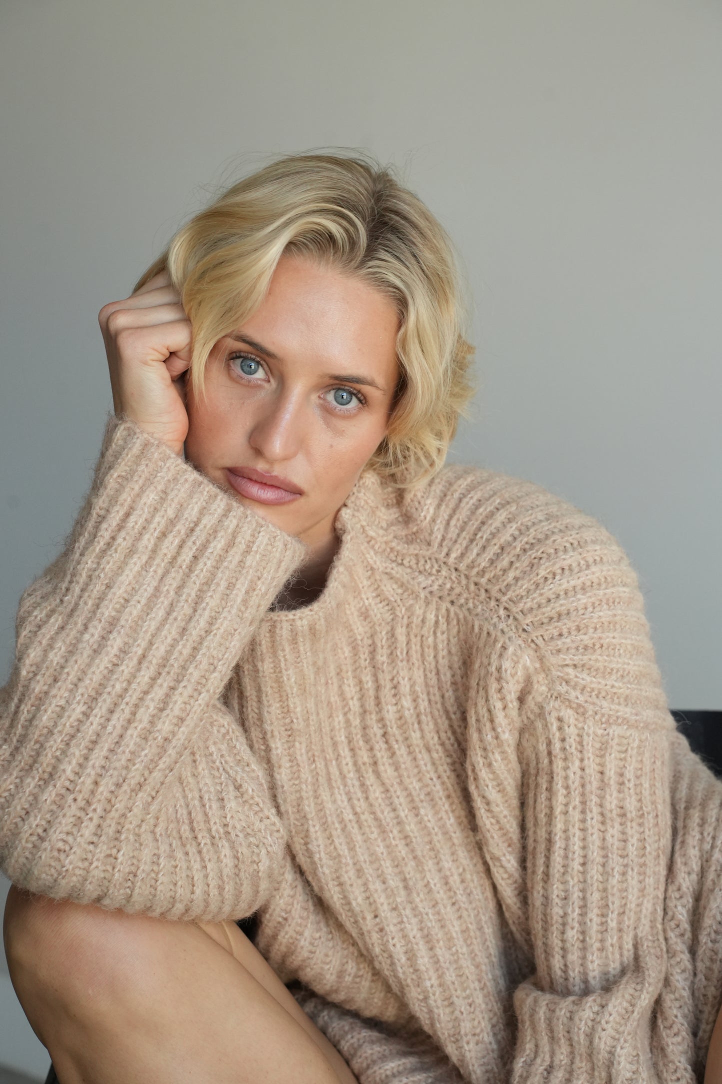 London Knit - Oat Marle