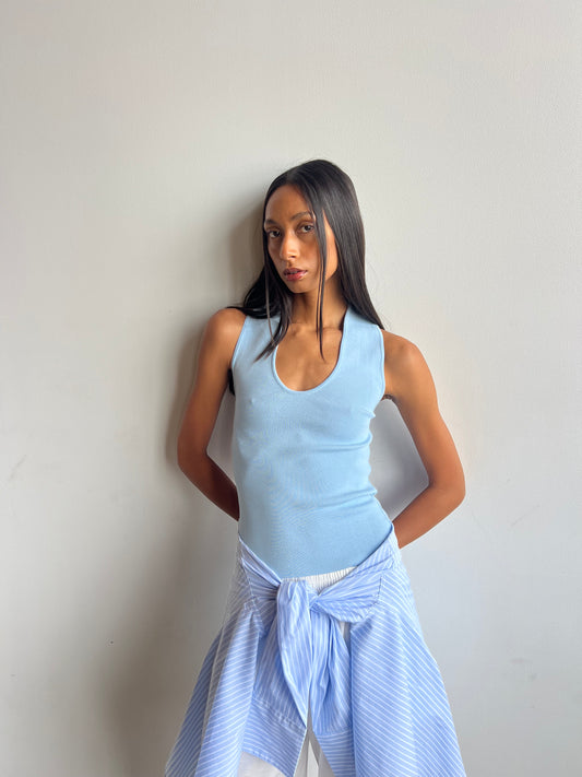 Tropea Top - Baby Blue