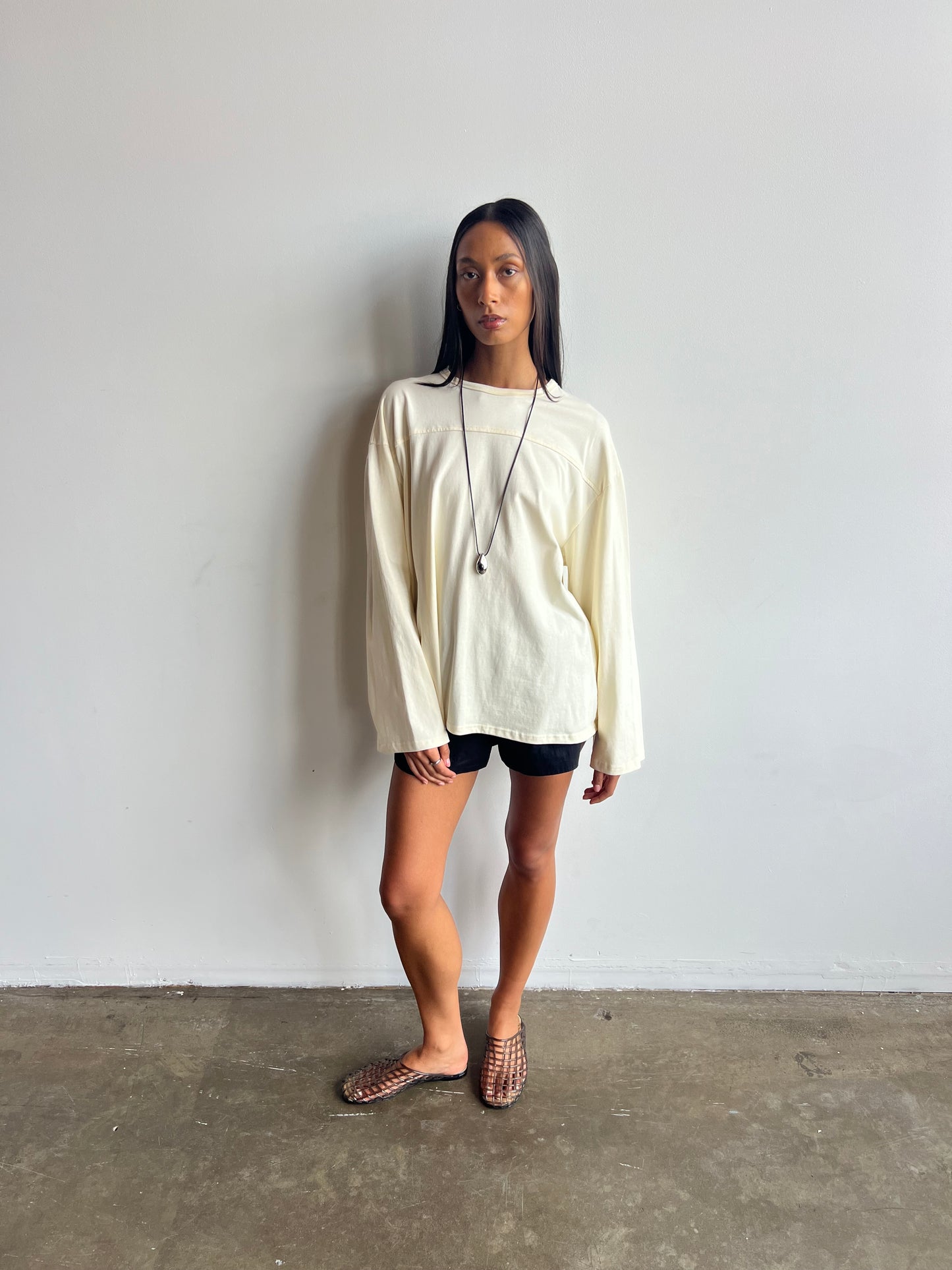 Isola L/sleeve Tee - Butter