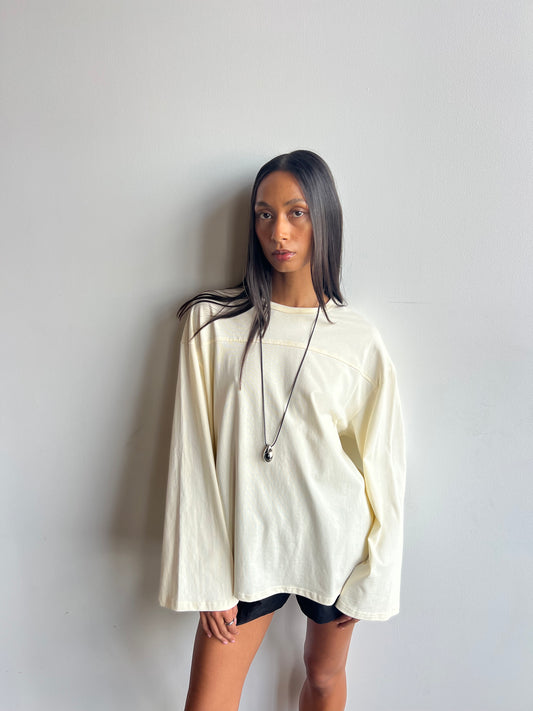 Isola L/sleeve Tee - Butter