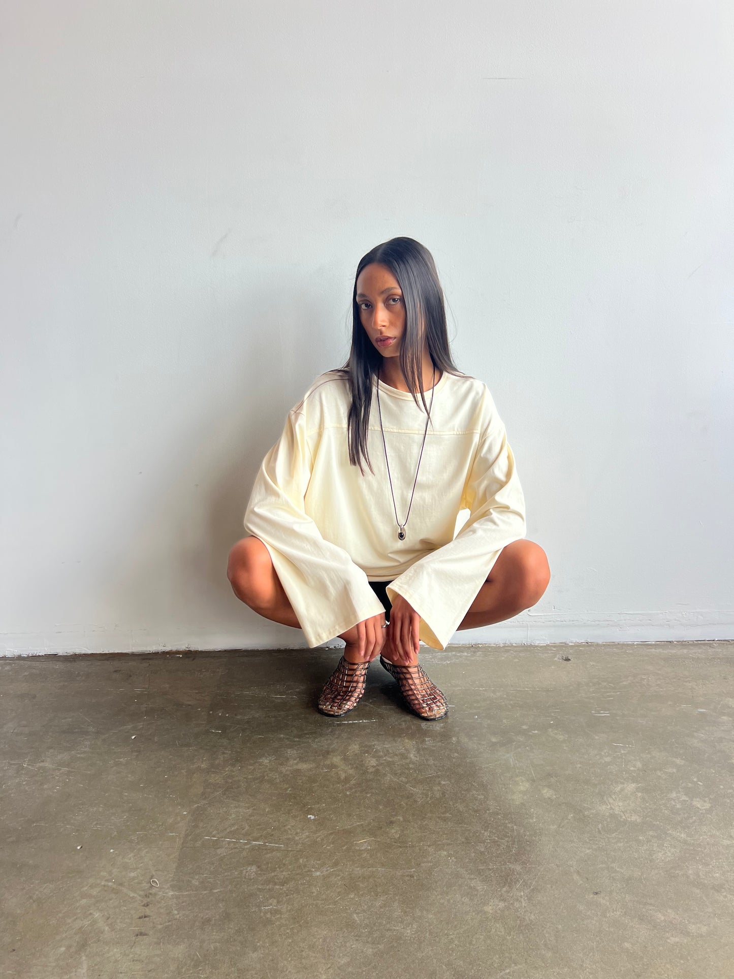 Isola L/sleeve Tee - Butter