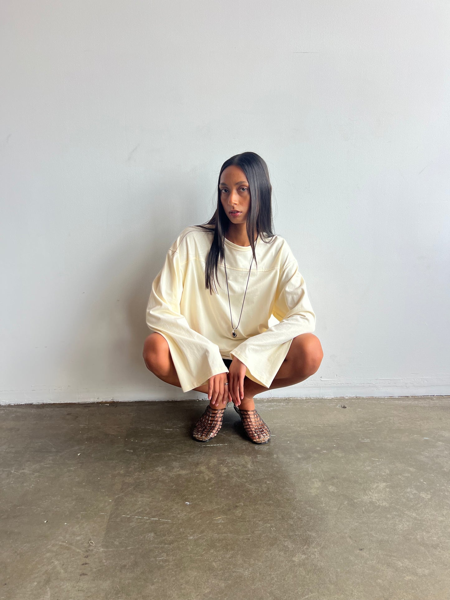 Isola L/sleeve Tee - Butter