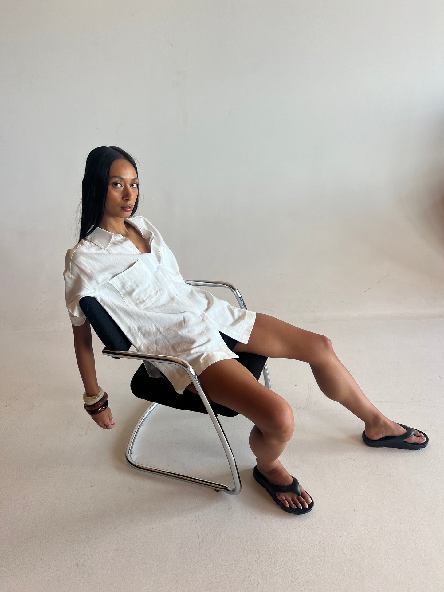 Milan Shirt - Rice White