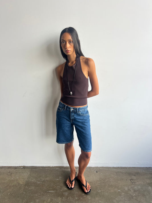 Venice Halter - Chocolate