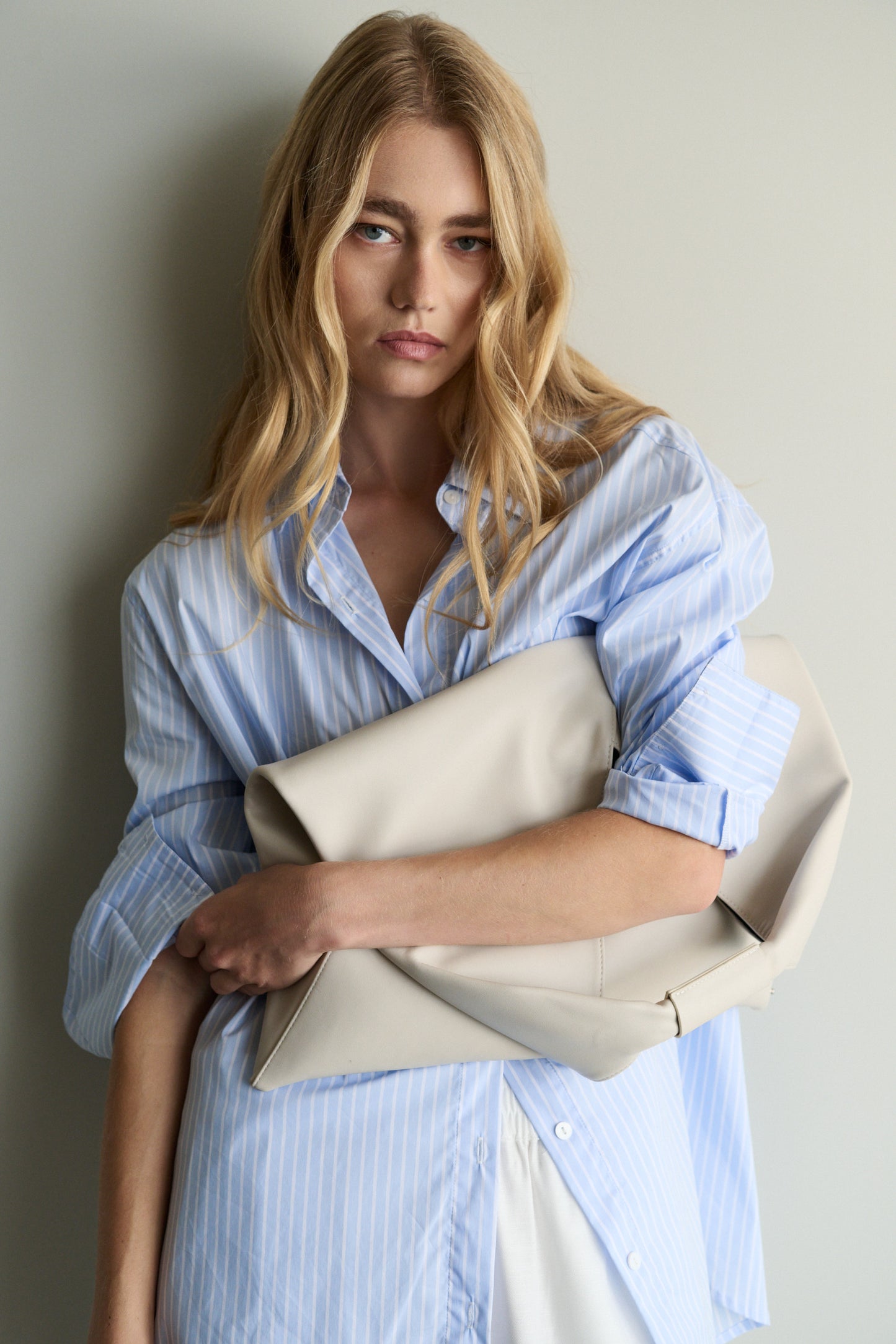 Florence Shirt - Light Blue/White Stripe