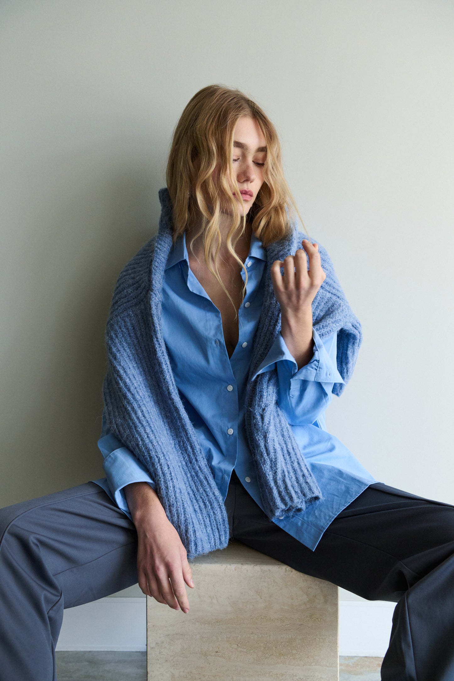 Florence Shirt - Sky Blue