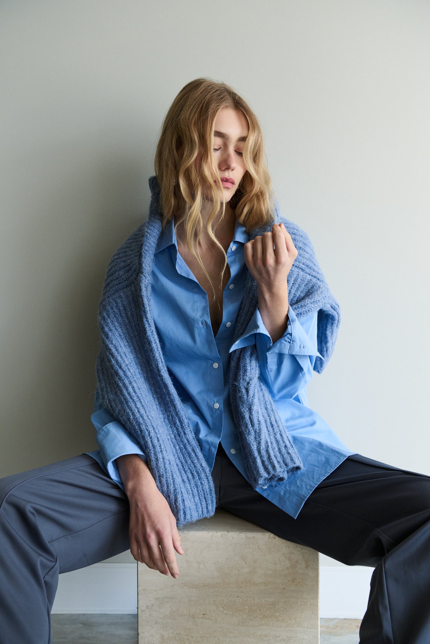 Florence Shirt - Sky Blue