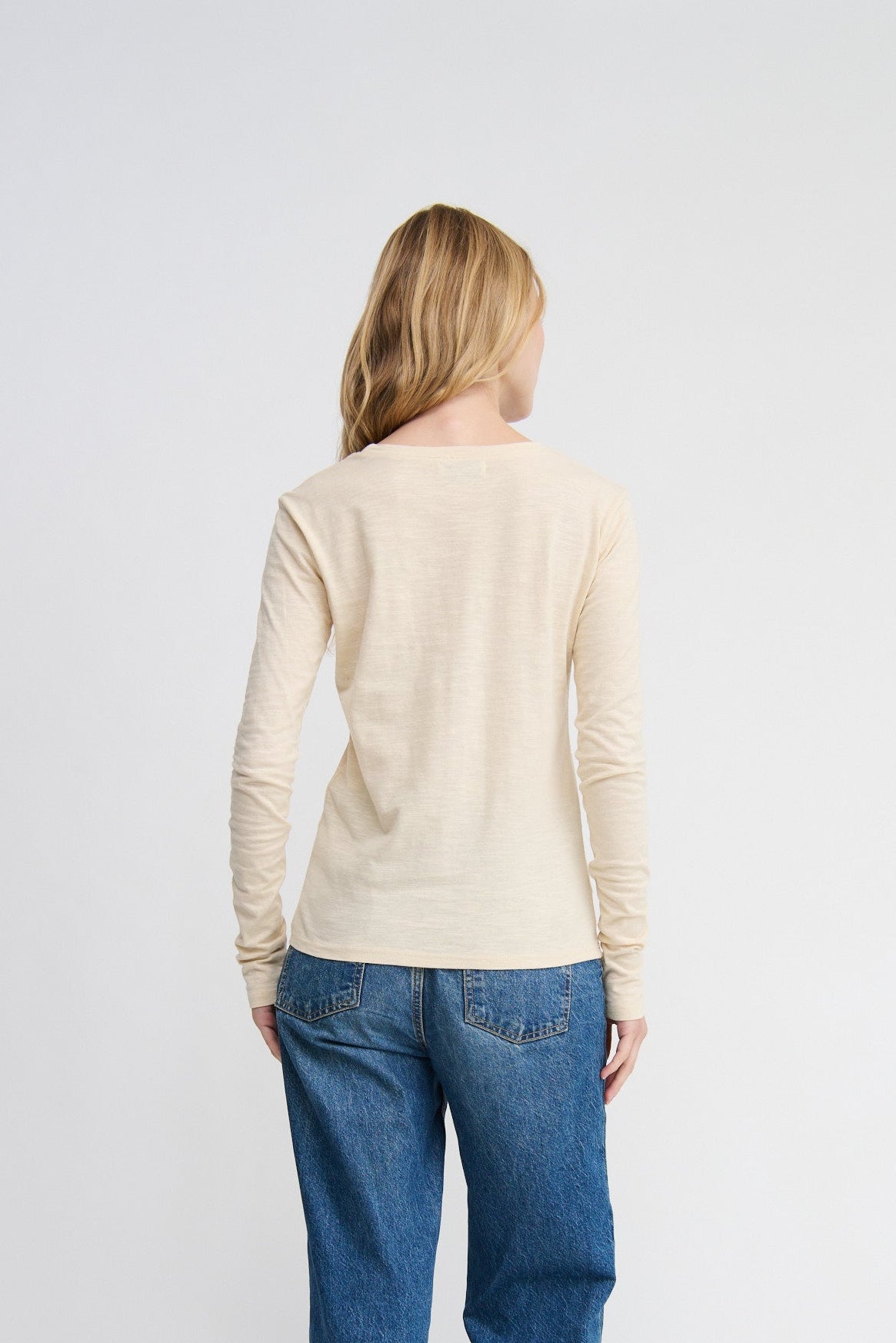 The Rome Long Sleeve Top - Burnt Butter